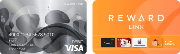 Tango Reward Link and Visa Reward Card