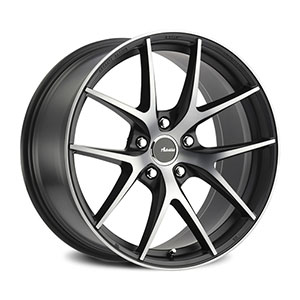 Advanti Racing Vigoroso 95 Matte Black W Machined Face