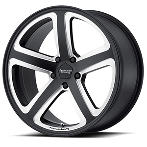 American Racing Hot Lap AR922 Satin Black W/ Milled Spokes