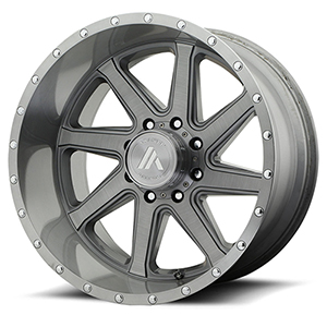 Asanti Offroad AB814 Titanium Brushed