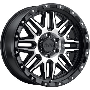 Black Rhino Alamo Gloss Black W/ Machined Face