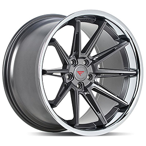 Ferrada CM2 Matte Graphite With Chrome Lip