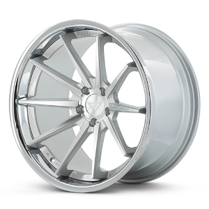 Ferrada FR4 Machined Silver W/ Chrome Lip