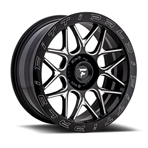 Fittipaldi Offroad FTF02 X-Trail Black W/ Milled Spokes