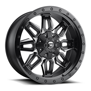 Fuel Neutron D591 Satin Black W/ Milled Spokes