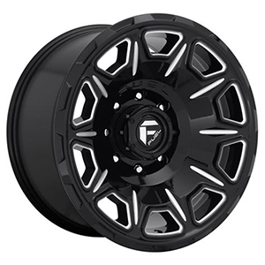 Fuel Vengeance D688 Gloss Black W/ Milled Spokes