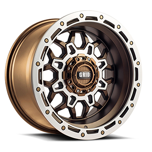 Grid Offroad GD09 Matte Bronze W/ Machined Face