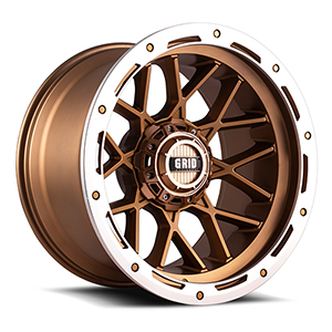 Grid Offroad GD13 Matte Bronze W/ Milled Spokes