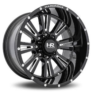 Hardrock Spine Xposed H503 Gloss Black W/ Milled Spokes