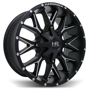 Hardrock Affliction H700 Satin Black W/ Milled Spokes