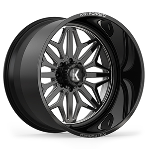 KG1 Forged Snow KF014 Gloss Black Premium Milled