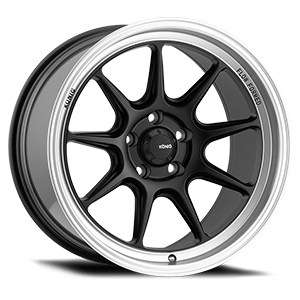 Konig Countergram 105 Matte Black W/ Machined Lip