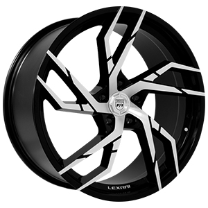 Lexani Alpha 693 Gloss Black Machined