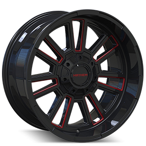 Mayhem Apollo 8115 Black W/ Prism Red