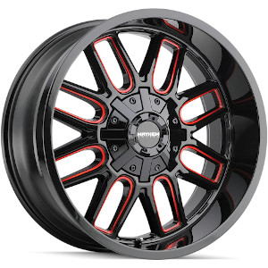 Mayhem Cogent 8107 Black W/ Prism Red