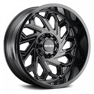 Mayhem Essex 8112 Gloss Black W/ Milled Spokes