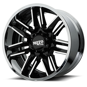 Moto Metal MO202 Gloss Black W/ Milled Spokes