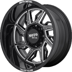 Moto Metal MO997 Hurricane Gloss Black Milled Left