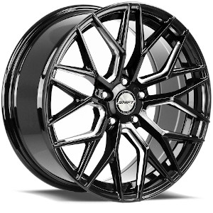 Shift Spring H33 Gloss Black W/ Milled Spokes