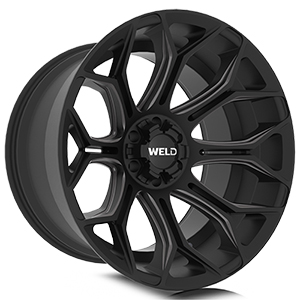 Weld Off-Road Gradient W112 Satin Black Machined DDT