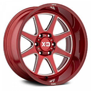 XD Series XD844 Pike Brushed Red W/ Milled Acc