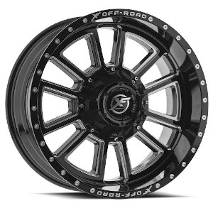 XF Offroad XF-225 Gloss Black Milled