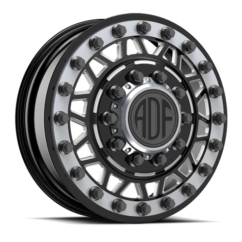 ADF Wheels Mad Max Gloss Black/Machined W/ Gunmetal Accents