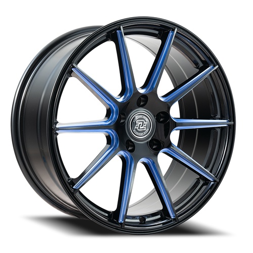 Drag Concepts Dc39 Black W/ Blue Milling