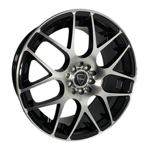 Elegance E004 Gloss Black Machined