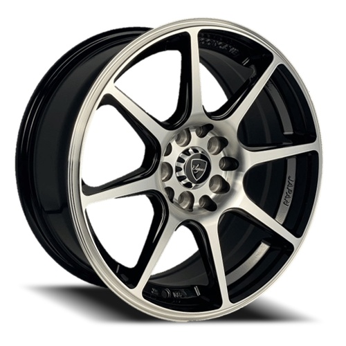 Elegance E22 Gloss Black Machined