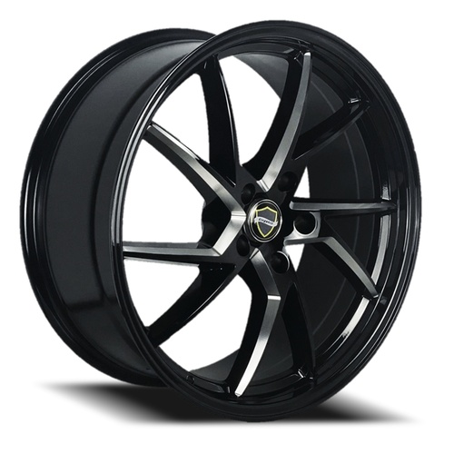 Elegance Sharp Gloss Black W/ Milled Accents