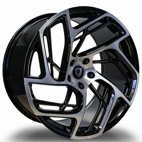 Marquee Wheels M1002 Black Machined