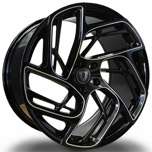 Marquee Wheels M1002 Black Milled