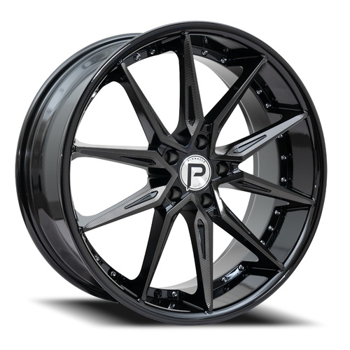 Pinnacle Enzo P218 Gloss Black Machined W/ Dark Tint