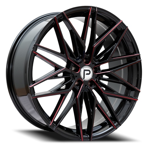 Pinnacle Majestic P210 Black W/ Red Milling