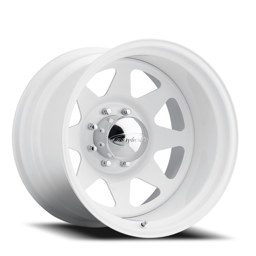 US Wheel 8-Spoke Gloss White