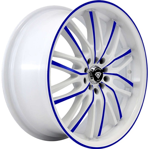 White Diamond W3108 White W/ Blue Face