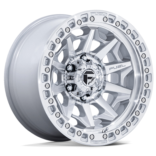 Fuel Covert D883 Silver With Machined Face