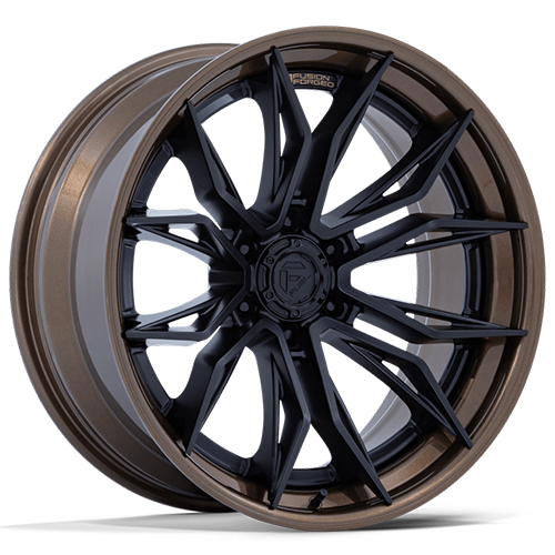 Fuel Fusion Forged Mutiny FC404 Matte Black With Gloss Bronze Lip