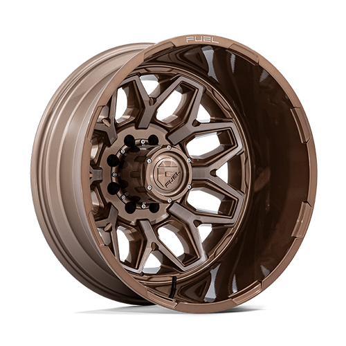 Fuel Flux Dually D876 Platinum Bronze Rear