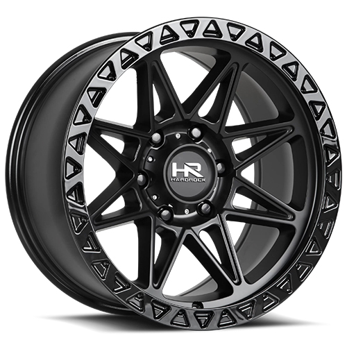Hardrock H109 Matte Black W/ Black Beadlock