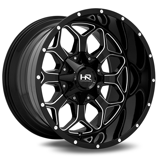 Hardrock Indestructible H712 Gloss Black Milled