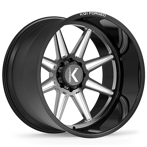 KG1 Forged Scuffle KC018 Gloss Black Premium Milled