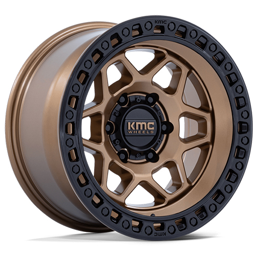 KMC Torx KM553 Matte Bronze With Gloss Black Lip