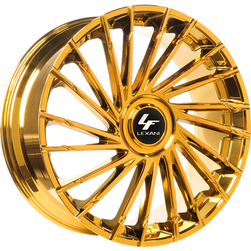 Lexani Wraith XL 696 Chrome W/ Gold Tint