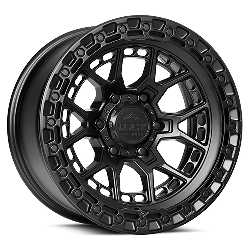 Lock Offroad Commando Matte Black With Matte Black Ring