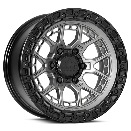 Lock Offroad Commando Matte Grey With Matte Black Ring