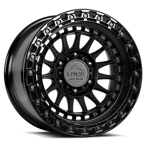 Lock Offroad Mojave Matte Black With Gloss Black Ring