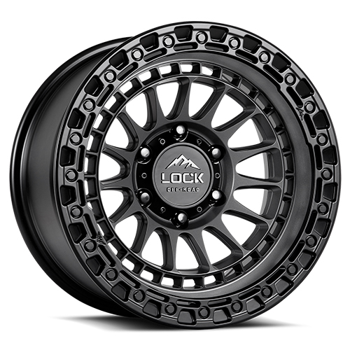 Lock Offroad Mojave Matte Grey With Matte Black Ring
