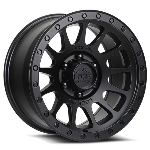 Lock Offroad Yosemite Matte Black W/ Matte Black Ring